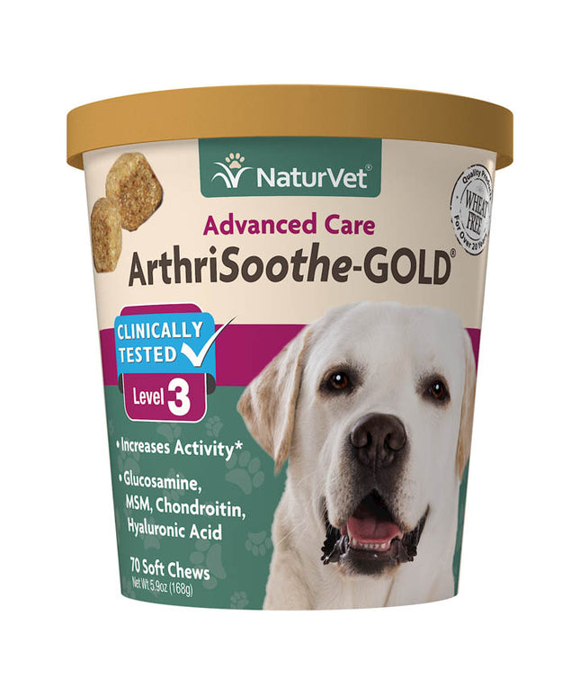 NaturVet ArthriSoothe-GOLD® Advanced Care Soft Chews - 2 Size