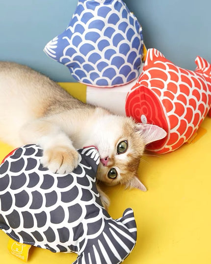 Miaoho Fish Cat Toy with Catnip