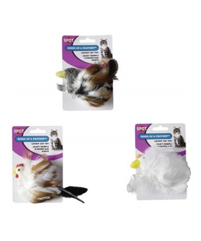 Spot Birds of a Feather Cat Toy with Catnip