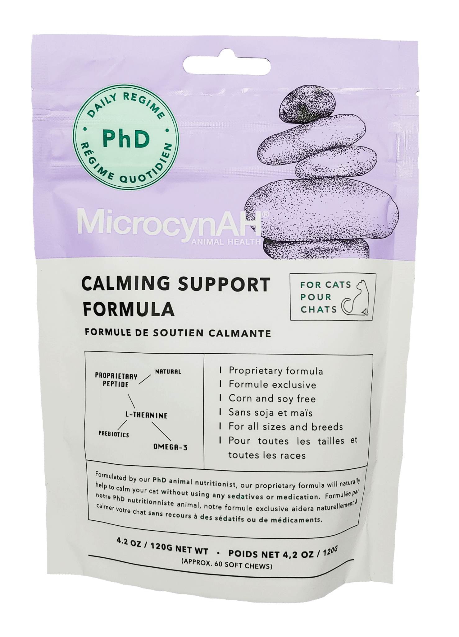 MicrocynAH Calming Support Formula (Feline) 120g