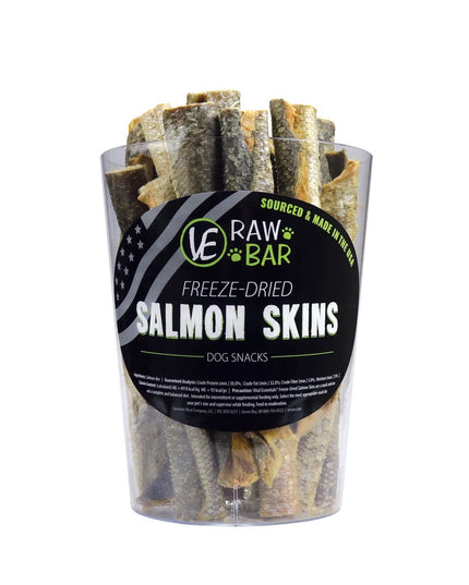 VE Raw Bar Salmon Skins Freeze-Dried Snack