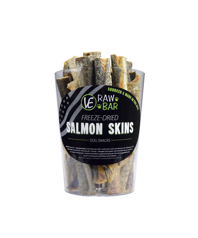 VE Raw Bar Salmon Skins Freeze-Dried Snack