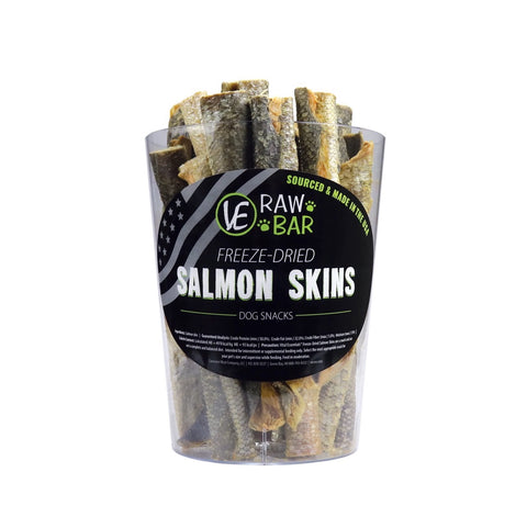 VE Raw Bar Salmon Skins Freeze-Dried Snack