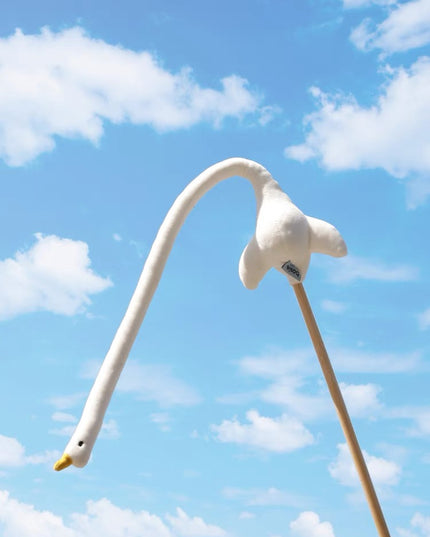 PurLab Bosie Goose Cat Wand with Catnip