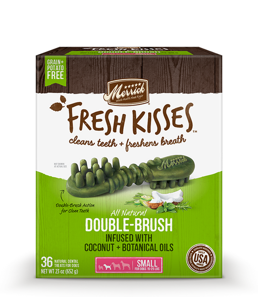 Merrick Fresh Kisses 椰子油 - 适用于小型犬（15-25 磅）