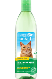 Tropiclean Fresh Breath Dental Health Solution for Cats (473mL)