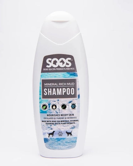 SOOS Natural Dead Sea Mineral Rich Mud Pet Shampoo