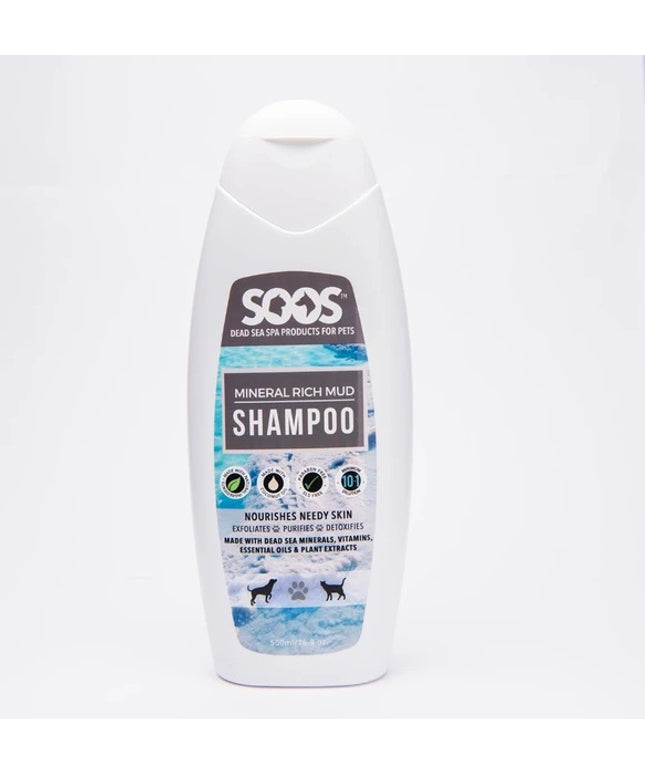SOOS Natural Dead Sea Mineral Rich Mud Pet Shampoo
