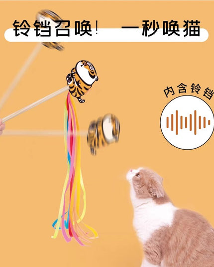 PurLab Tiger Cat Wand with Catnip