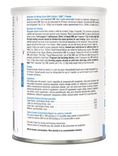 Petag goat's milk esbilac puppy powder hot sale