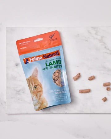 Feline Natural Lamb &amp; Organs Healthy Bites 猫零食（50 克）