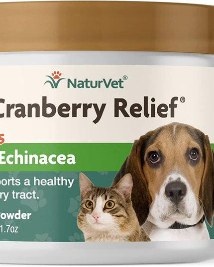 NaturVet Cranberry Relief Plus Echinacea for Pets - 50g/1.7oz