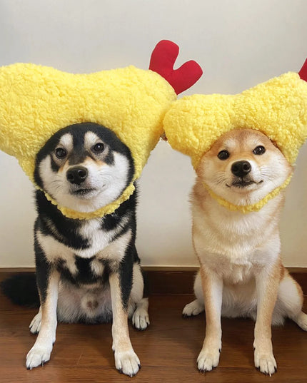 鹿岛天妇罗虾造型宠物帽