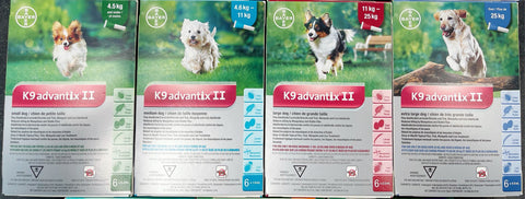 K9 Advantix® II for dog 6 tubes