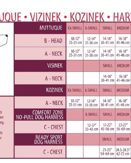 Muttluks MuTTravel Comfort Zone No-Pull Dog Harness - 4 Sizes