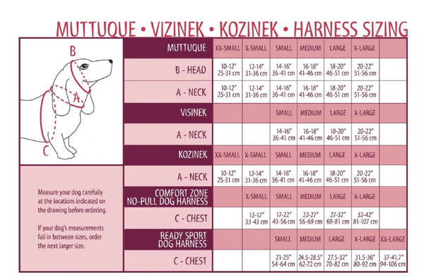 Muttluks MuTTravel Comfort Zone No-Pull Dog Harness