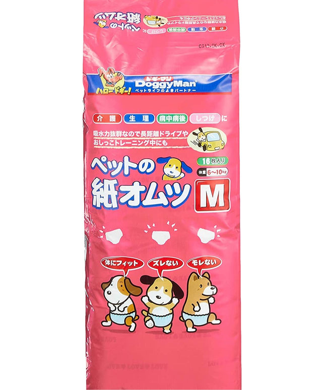 DoggyMan Paper diaper for pet - Size M