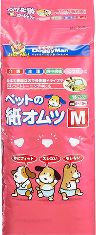 Doggyman Paper diaper for pet(Size M)