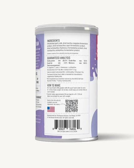 The Honest Kitchen 猫用速溶山羊奶 5.2oz