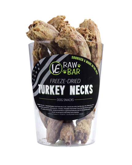VE Raw Bar Turkey Necks Freeze-Dried Snack