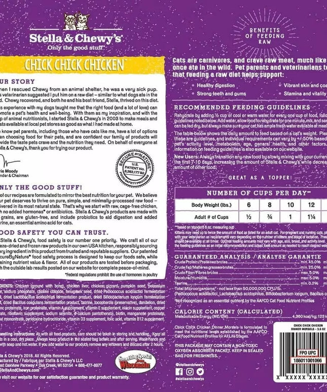 Stella and Chewy’s Chick, Chick Chicken Freeze-dried Raw Dinner Morsels