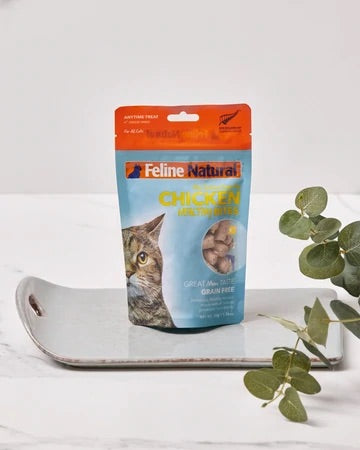 Feline Natural Chicken Healthy Bites Cat Treats - 50g