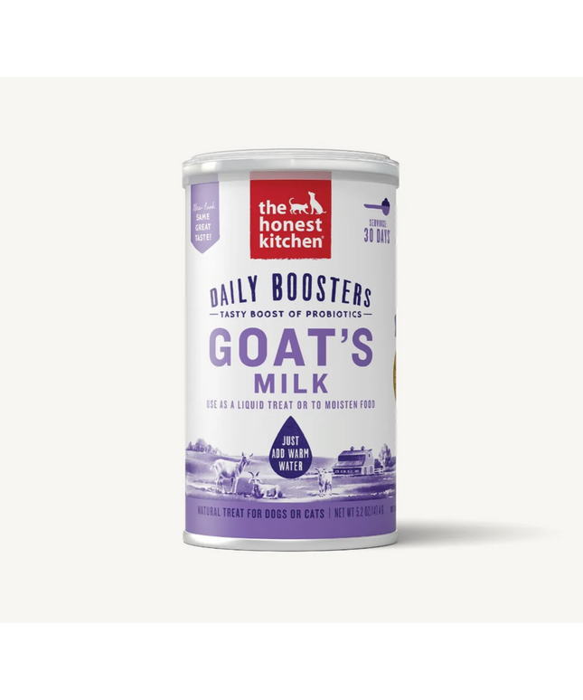 Honest Kitchen Instant Goat's Milk (Powder) with Probiotic for Pets - 147.4g/5.2oz