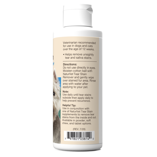NaturVet Tear Stain Topical Remover (4oz)