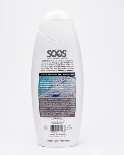 SOOS Natural Dead Sea Mineral Rich Mud Pet Shampoo