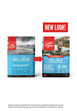 Orijen Six Fish Cat Dry Food - 2 Sizes